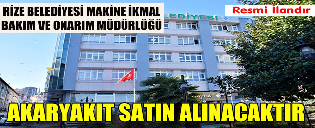 Akaryakıt Satın Alınacaktır