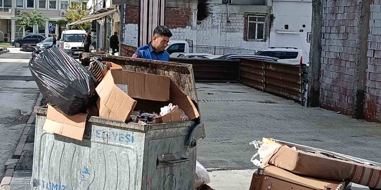 Çevreyi Kirleten Şahıs Kameralardan Tespit Edildi