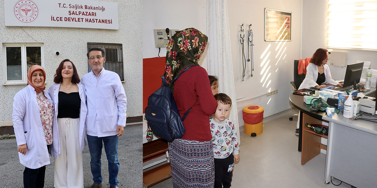 RTEÜ mezunu doktor anne babasının çalıştığı hastaneye atandı