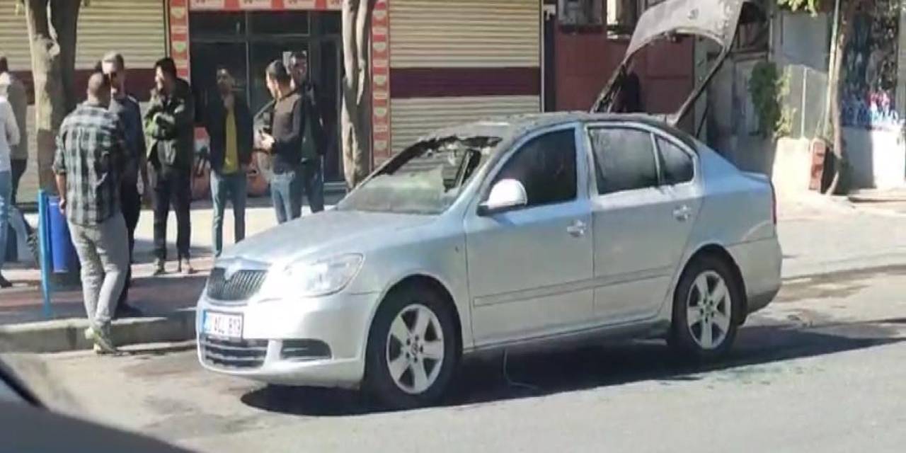 Batman’da Seyir Halindeki Otomobil Alev Aldı