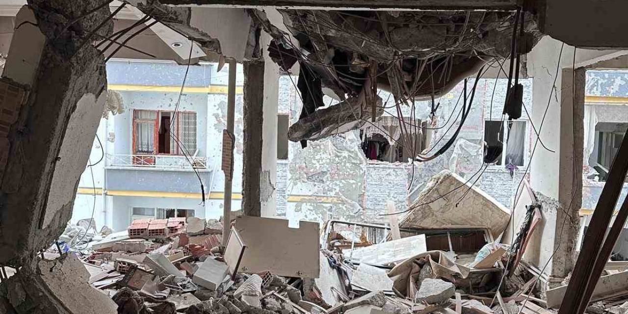 Çorum’da Patlamanın Yaşandığı Ev Görüntülendi