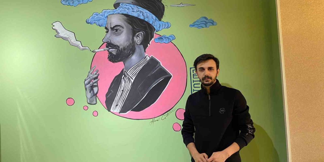 Sanatını Duvarlarda Yaşatıyor