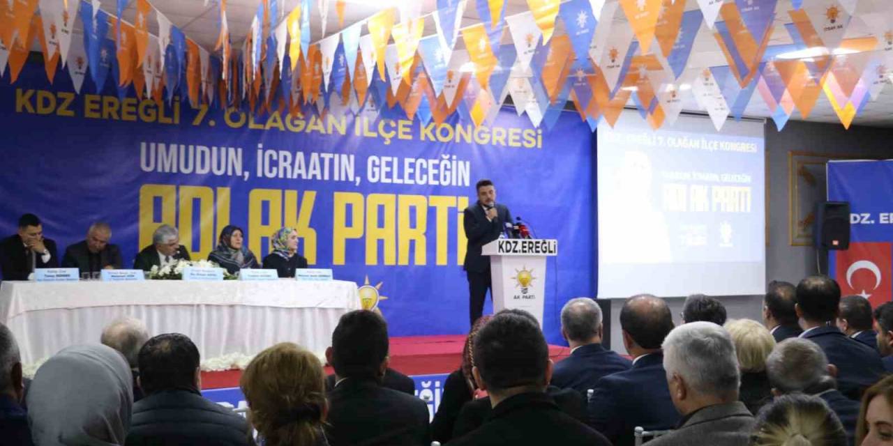 Bakan Yumaklı, Ak Parti Karadeniz Ereğli İlçe Başkanlığı Kongresinde Konuştu