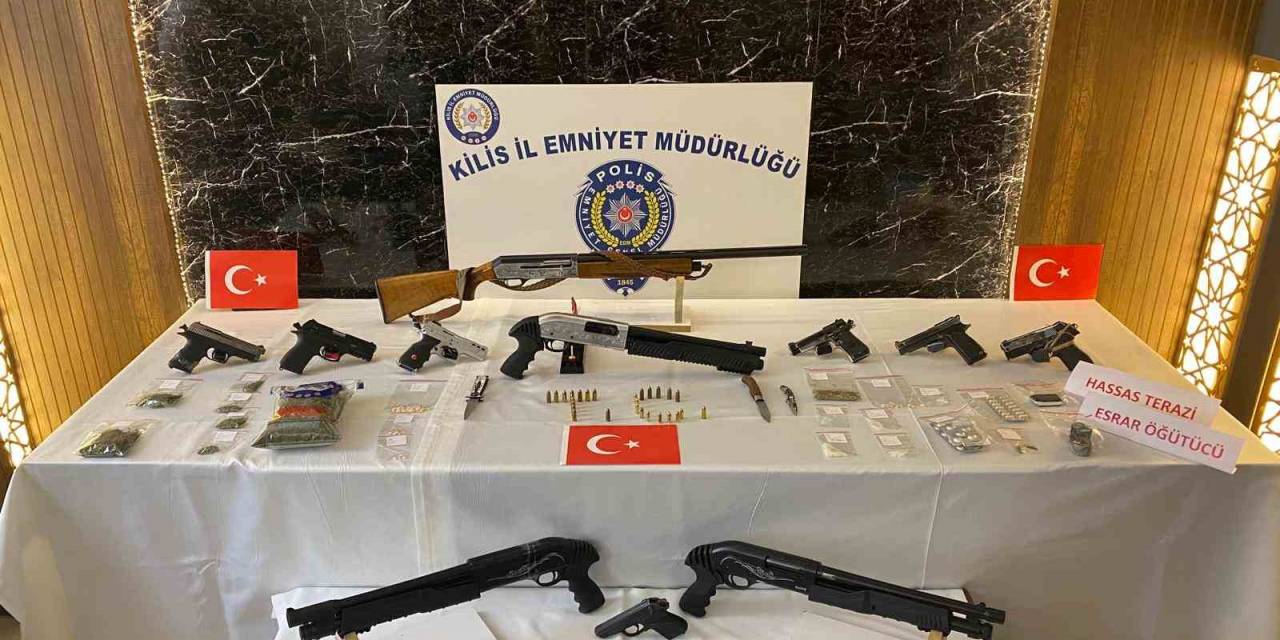 Kilis’te Şok Huzur-güven Uygulaması: 12 Şahıs Tutuklandı