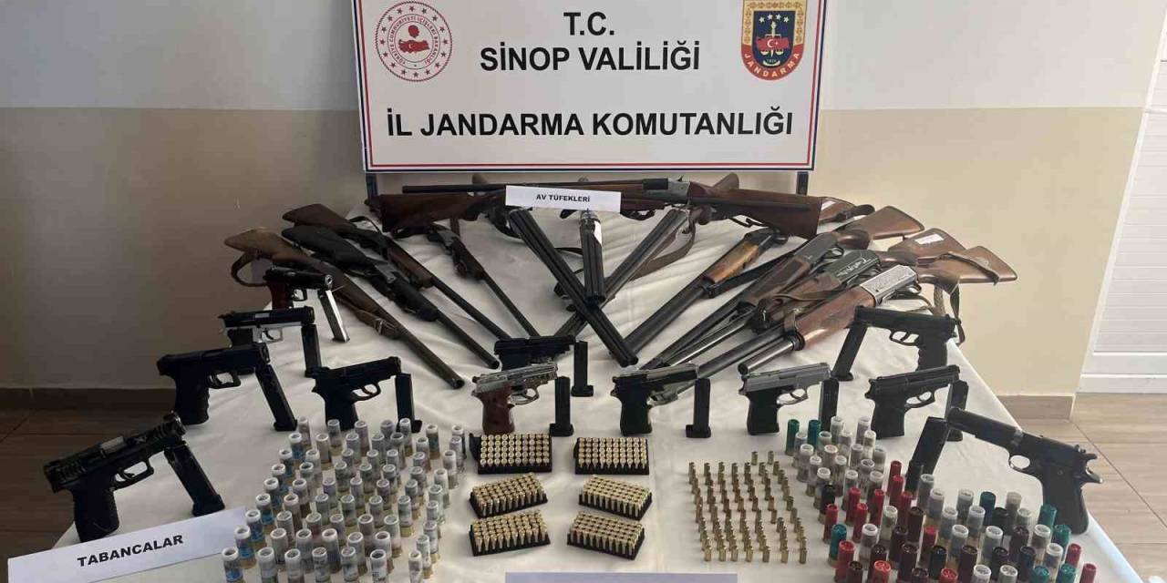 Sinop’ta Silah Ve Mühimmat Kaçakçılığı