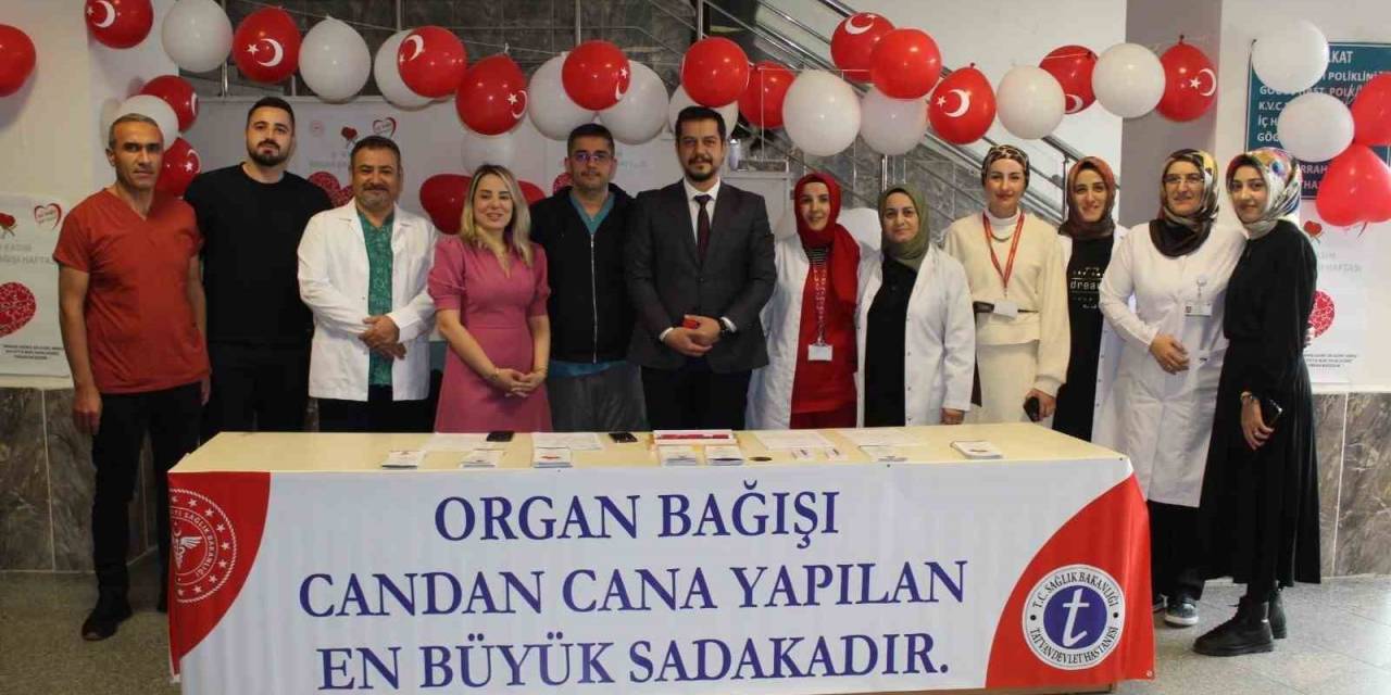 Tatvan Devlet Hastanesinde “Organ Bağışı Haftası” Etkinliği Düzenlendi