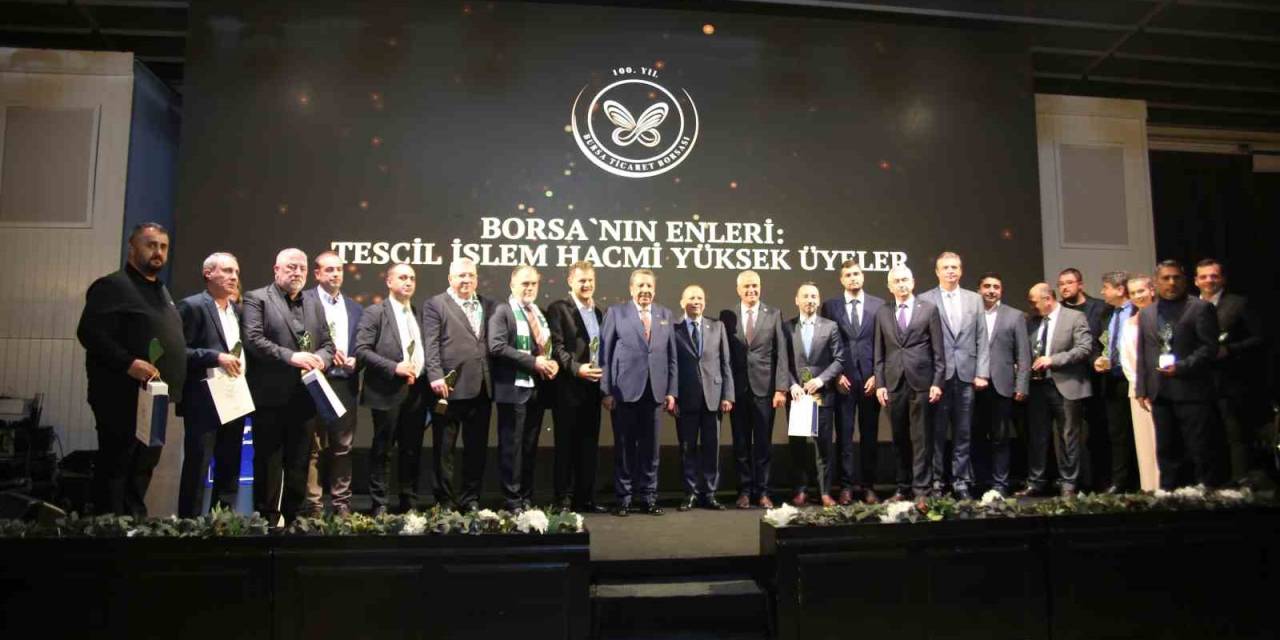 Bursa Ticaret Borsası 100. Yıl Ödül Töreni Düzenledi