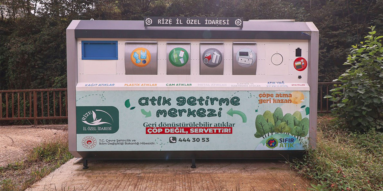 Rize'de Sıfır Atık İçin Mobil Atık Merkezleri Hizmete Giriyor!