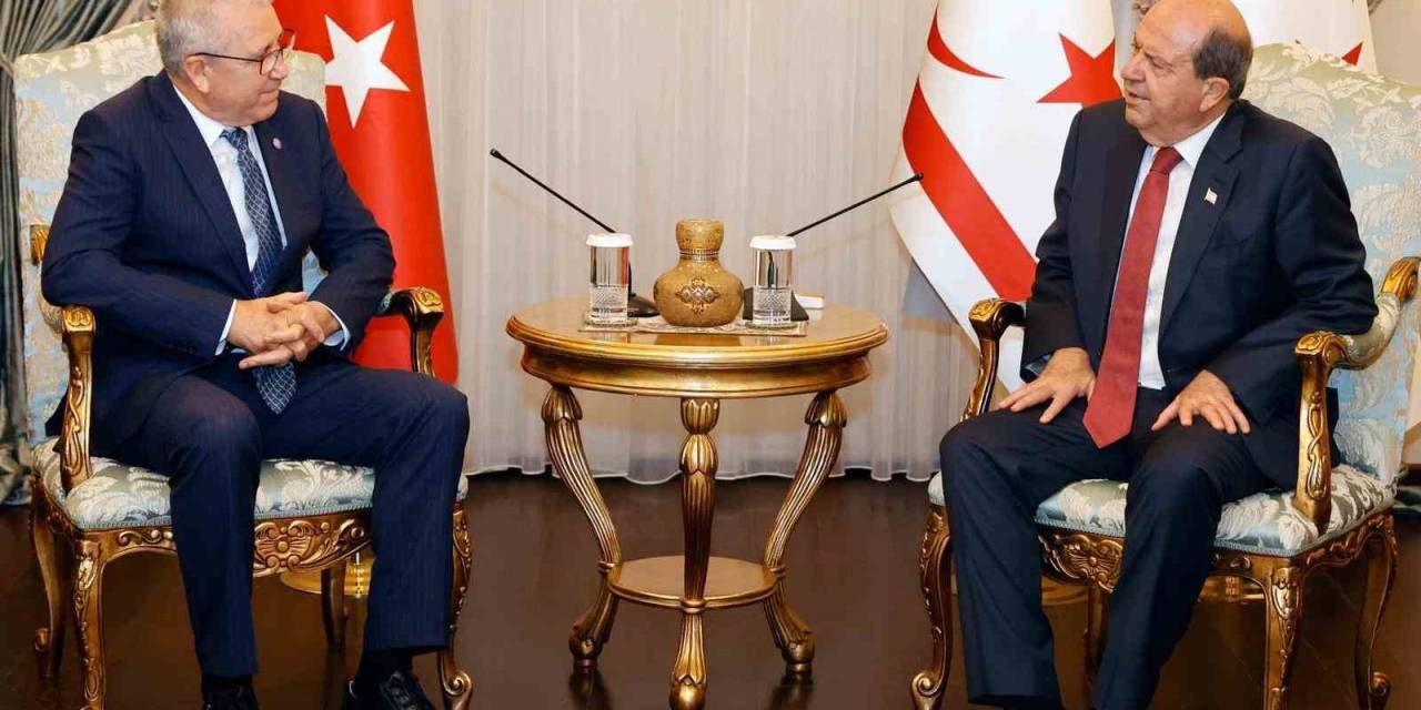 Rektör Prof. Dr. Budak, Kktc Cumhurbaşkanı Tatar’ı Ziyaret Etti