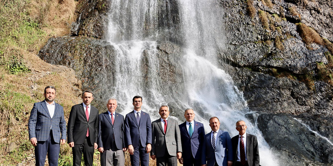 Rize Valisi Baydaş, Çağlayan Şelalesi’nde İncelemelerde Bulundu