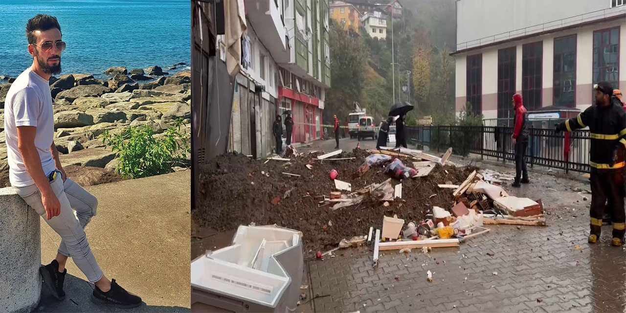 Rize'de heyelan: 1 ölü, 4 yaralı