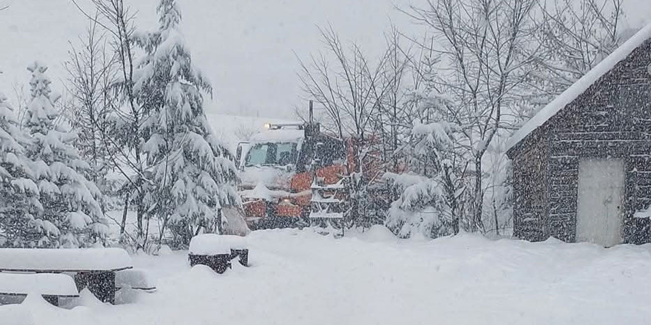 Ordu’nun 15 ilçesinde eğitime kar engeli