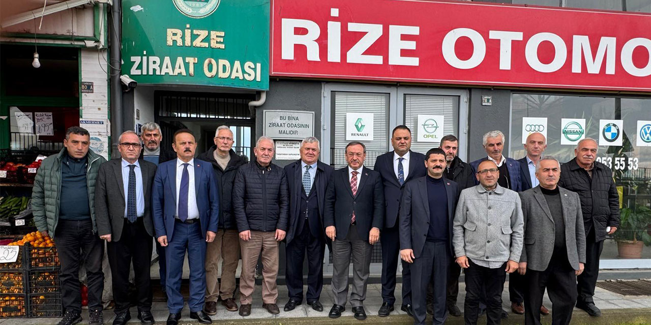 ÇAYKUR Genel Müdürü Alim, Ziraat Odalarıyla Bir Araya Geldi