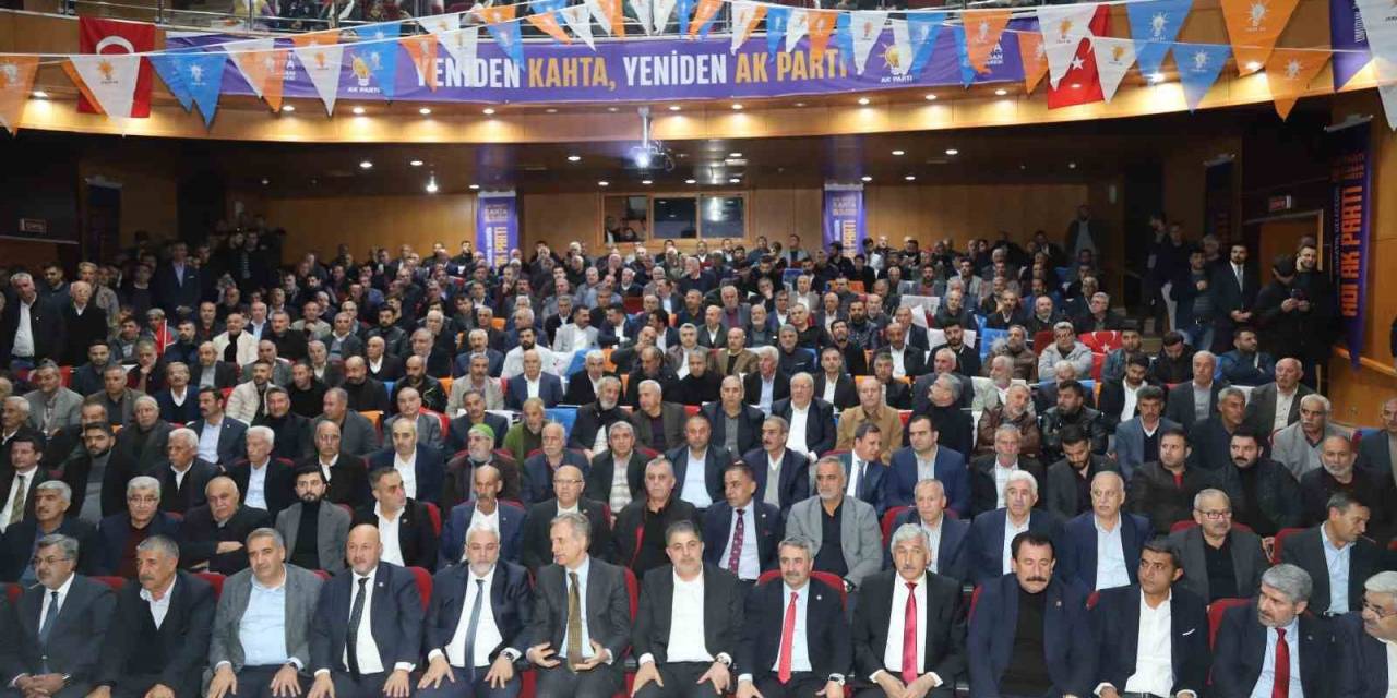 Adıyaman Kahta’ta Ak Parti 8. Olağan İlçe Kongresi Gerçekleştirildi