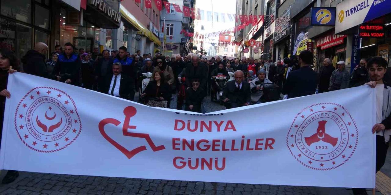 Giresun’da 3 Aralık Dünya Engelliler Günü Etkinlikleri