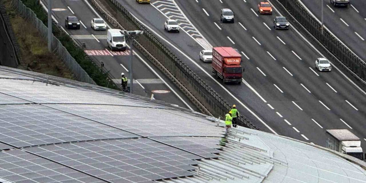 Rams Park’taki Güneş Enerji Panellerinin Bakım Çalışmaları Görüntülendi