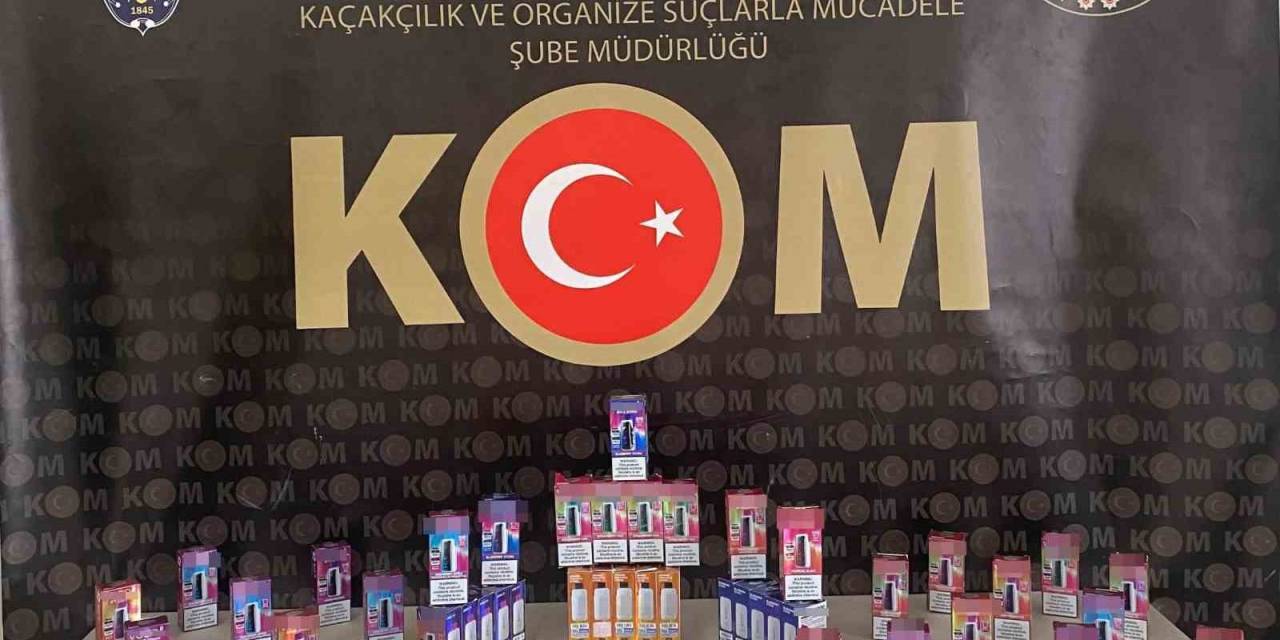 Sivas’ta 55 Kaçak Elektronik Sigara Ele Geçirildi