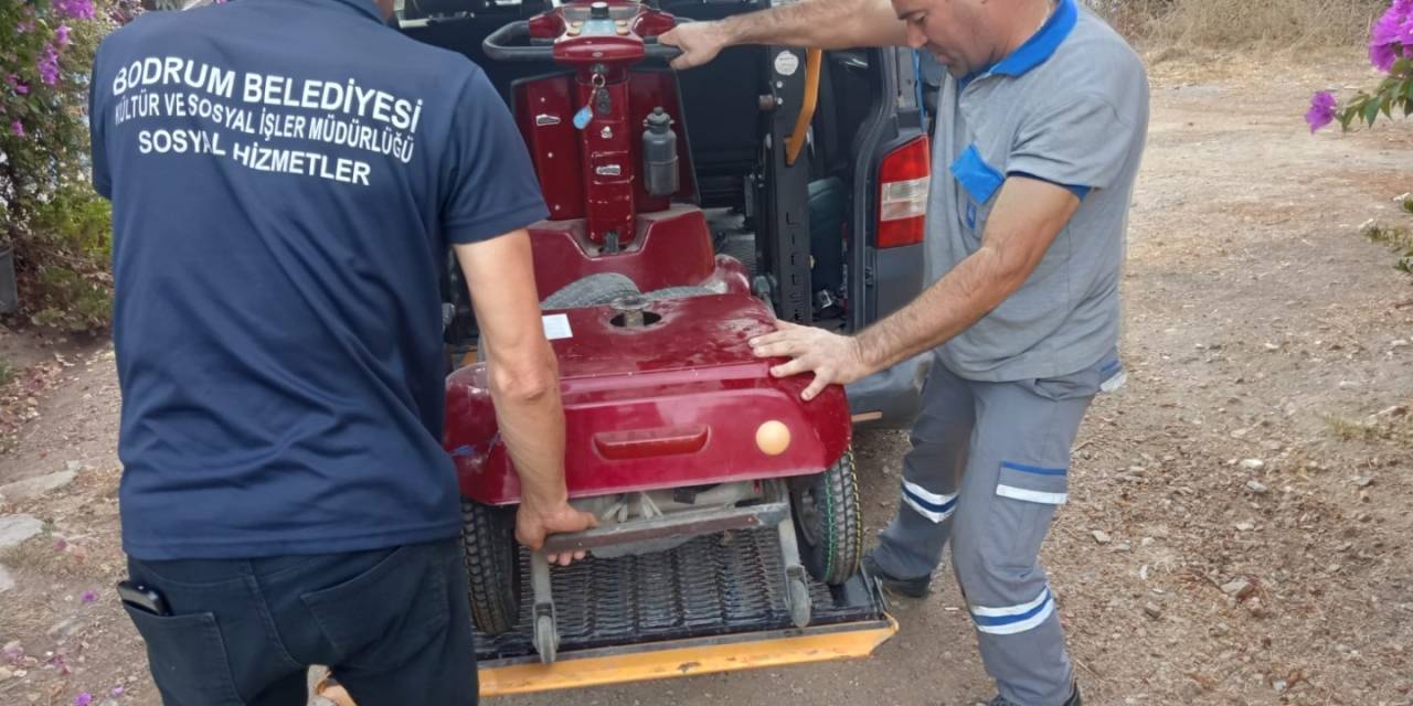 Belediyeden Akülü Sandalye Bakım, Onarım Desteği
