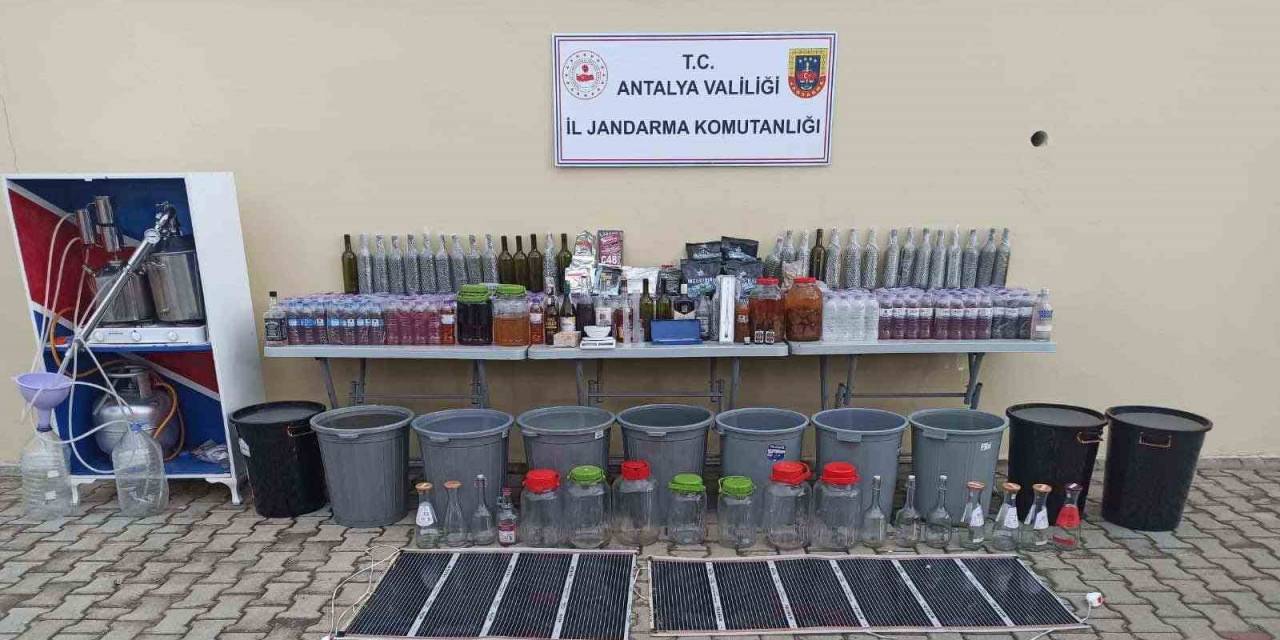 Alanya’da Sahte Alkol Operasyonu