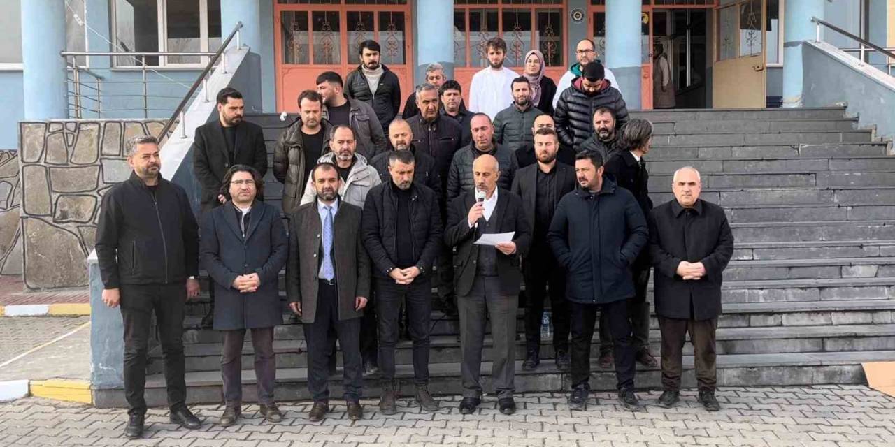 Patnos’ta Stk’lar Eğitimcilere Sahip Çıktı