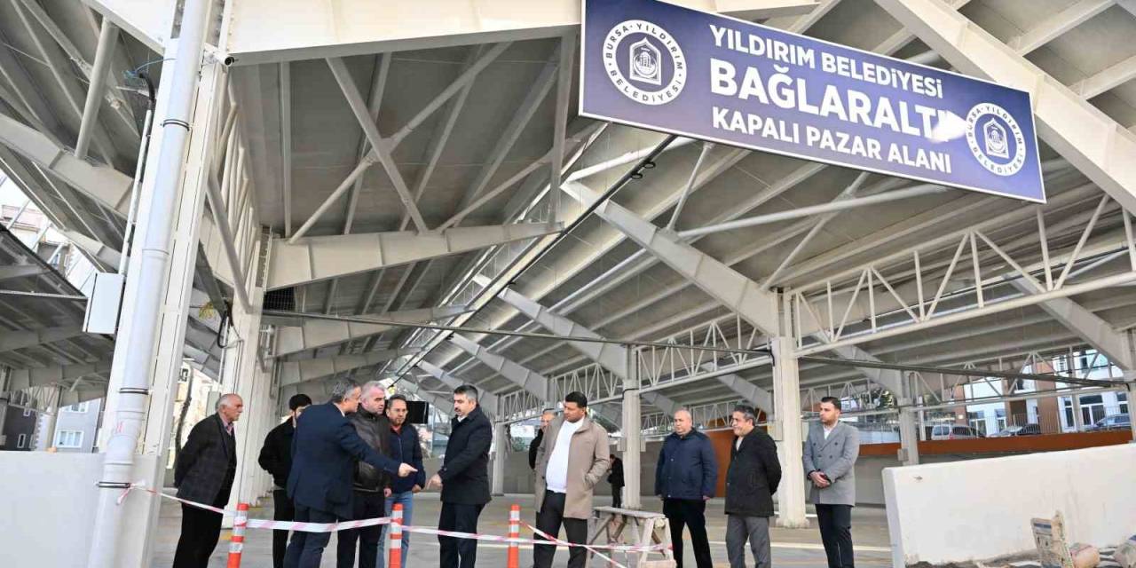 Bağlaraltı Pazar Alanı Pazar Günü Hizmete Açılıyor