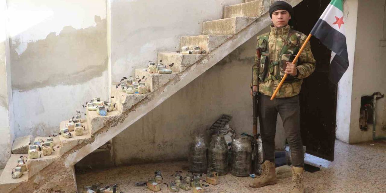 Tel Rıfat’ta Terör Örgütü Pkk/ypg’ye Ait Onlarca Eyp Ele Geçirildi