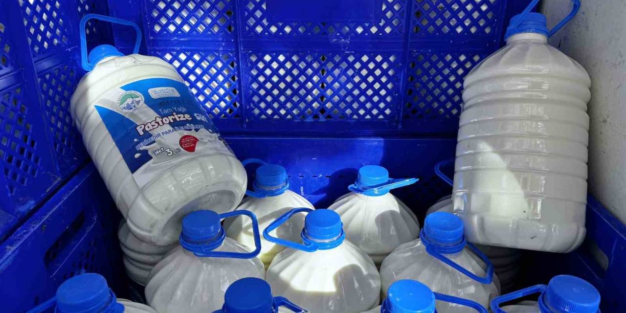 Büyükşehir; 2 Yılda 3 Bin Aileye 320 Bin Litre Süt Yardımı Yaptı