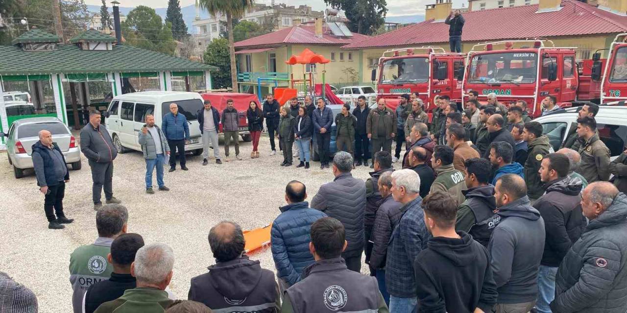 Orman Yangınlarıyla Mücadele Ekiplerine İlkyardım Eğitimi