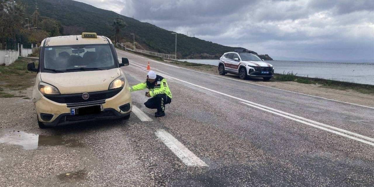 Jandarma’dan Kış Lastiği Denetimi; 50 Araca Ceza
