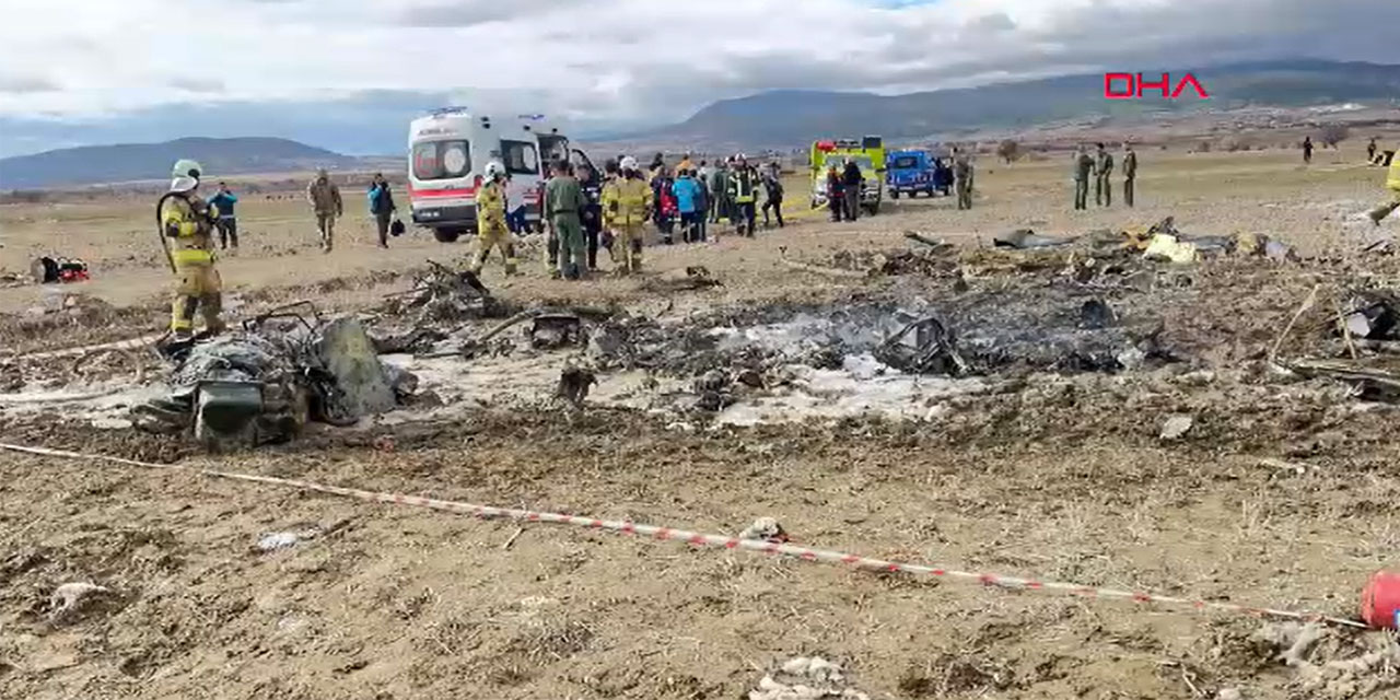 Isparta'da askeri helikopter düştü: 5 şehit