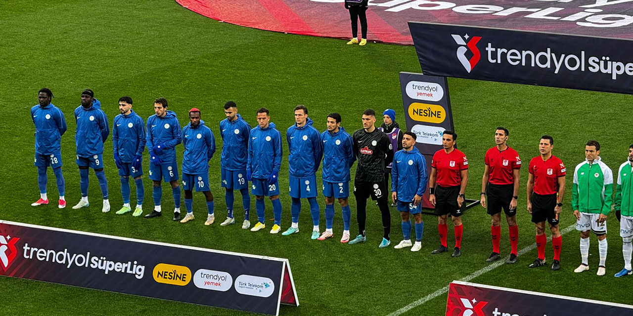 Çaykur Rizespor’un Konyaspor Maçı İlk 11’i Belli Oldu