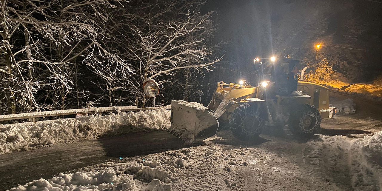 Rize’de 123 köy yolu yeniden ulaşıma açıldı