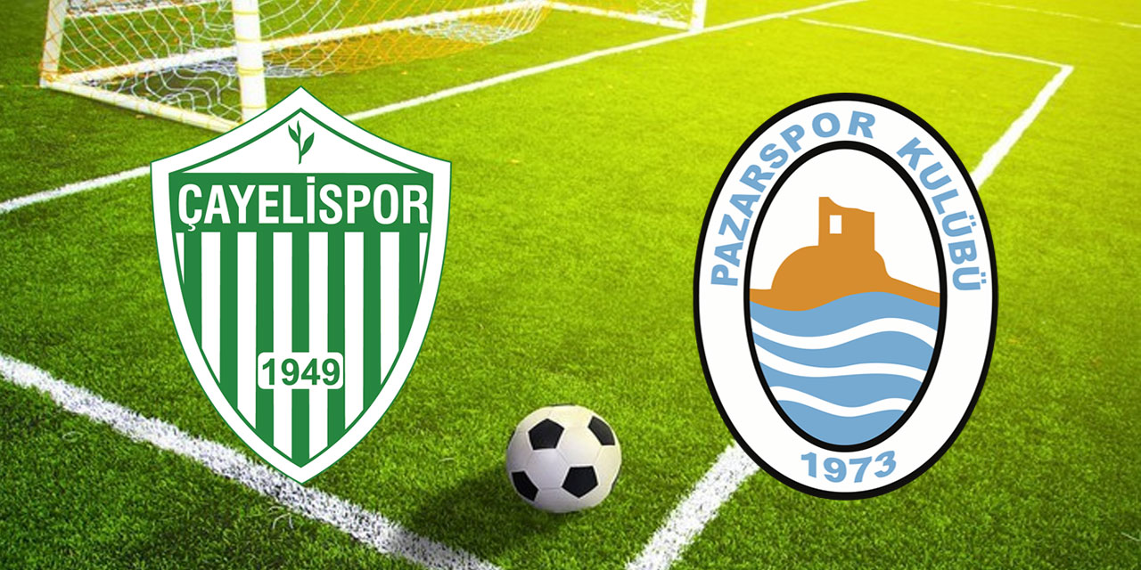 Çayelispor ve Pazarspor’dan 2. Lig Yolunda Umut Veren Performans