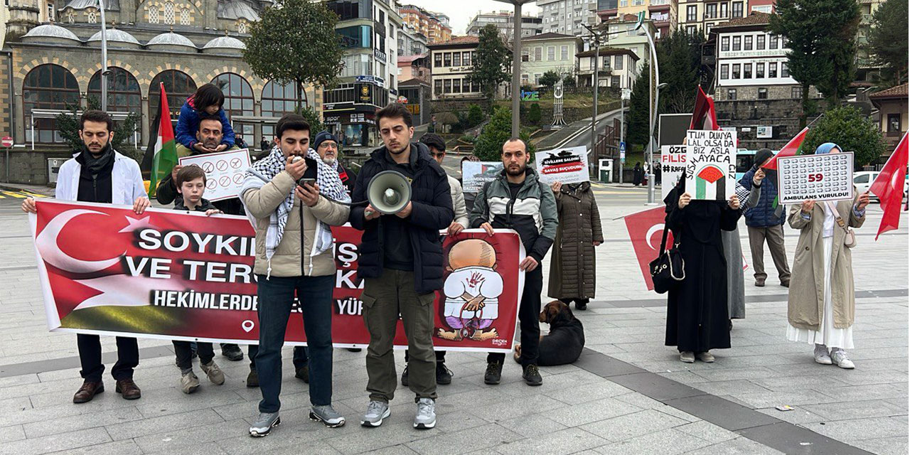 Gazze'deki Ablukaya Karşı Rize’de Sağlık Çalışanlarından Protesto Çağrısı