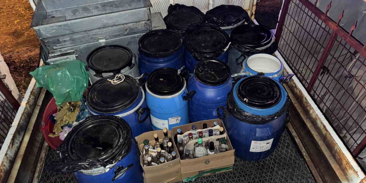 Tekirdağ’da 400 Litre Kaçak Şarap Ele Geçirildi