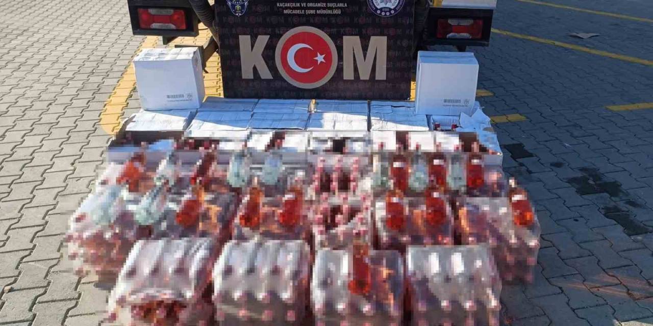 Aydın’da Sahte İçki Sevkiyatına Kom Darbesi: 444 Litre Sahte Alkollü İçki Ele Geçirildi
