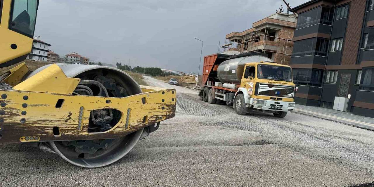 Çorum Belediyesi Bir Yılda 83 Bin Ton Asfalt Serdi