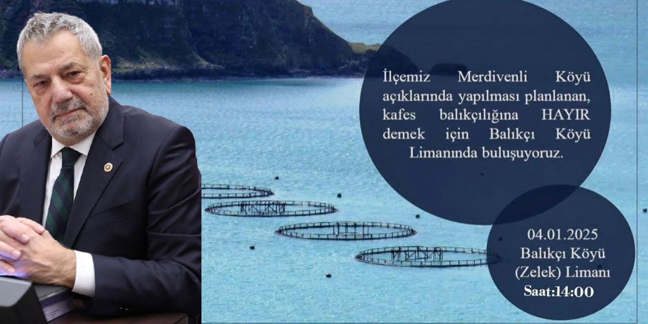 Rize Milletvekili Ocaklı'dan Kafes Balıkçılığı Tepkisi: Denizlerimizi Talan Ettirmeyeceğiz