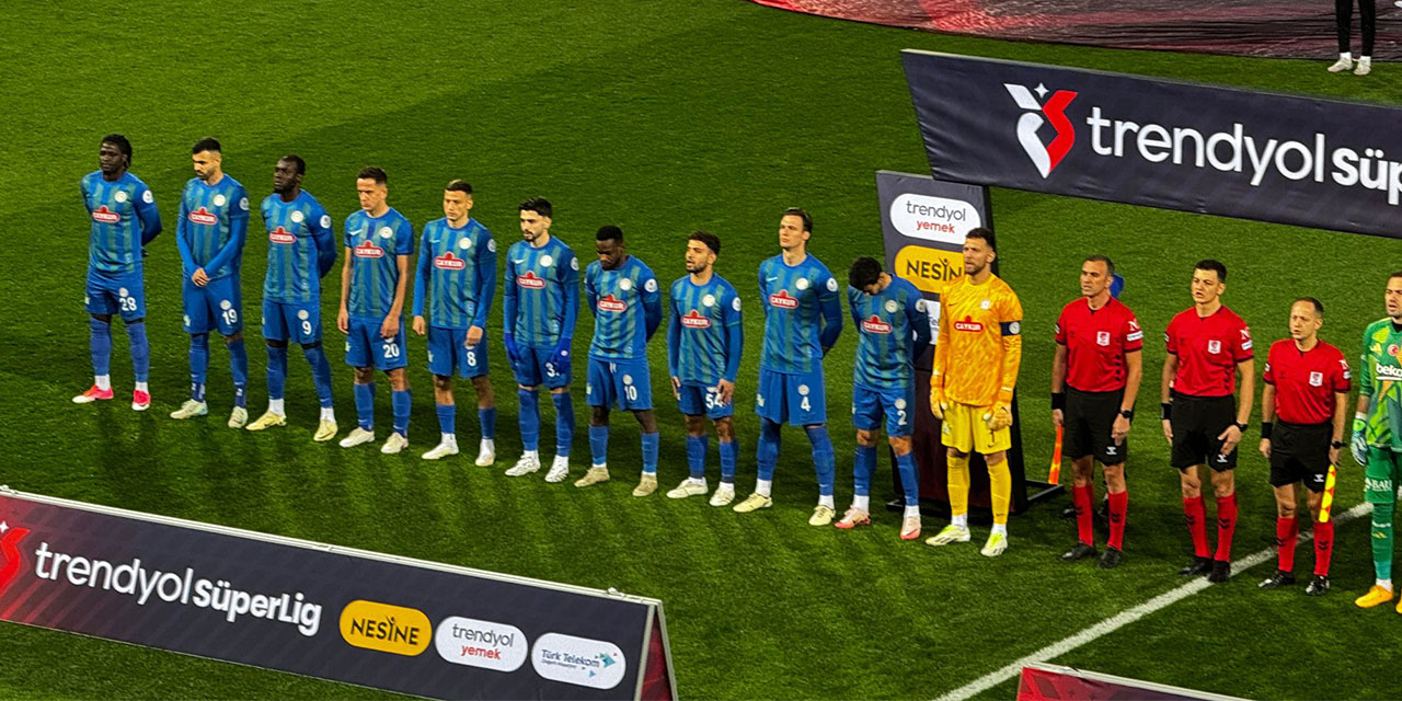 Çaykur Rizespor’un Beşiktaş maçı ilk 11'i belli oldu