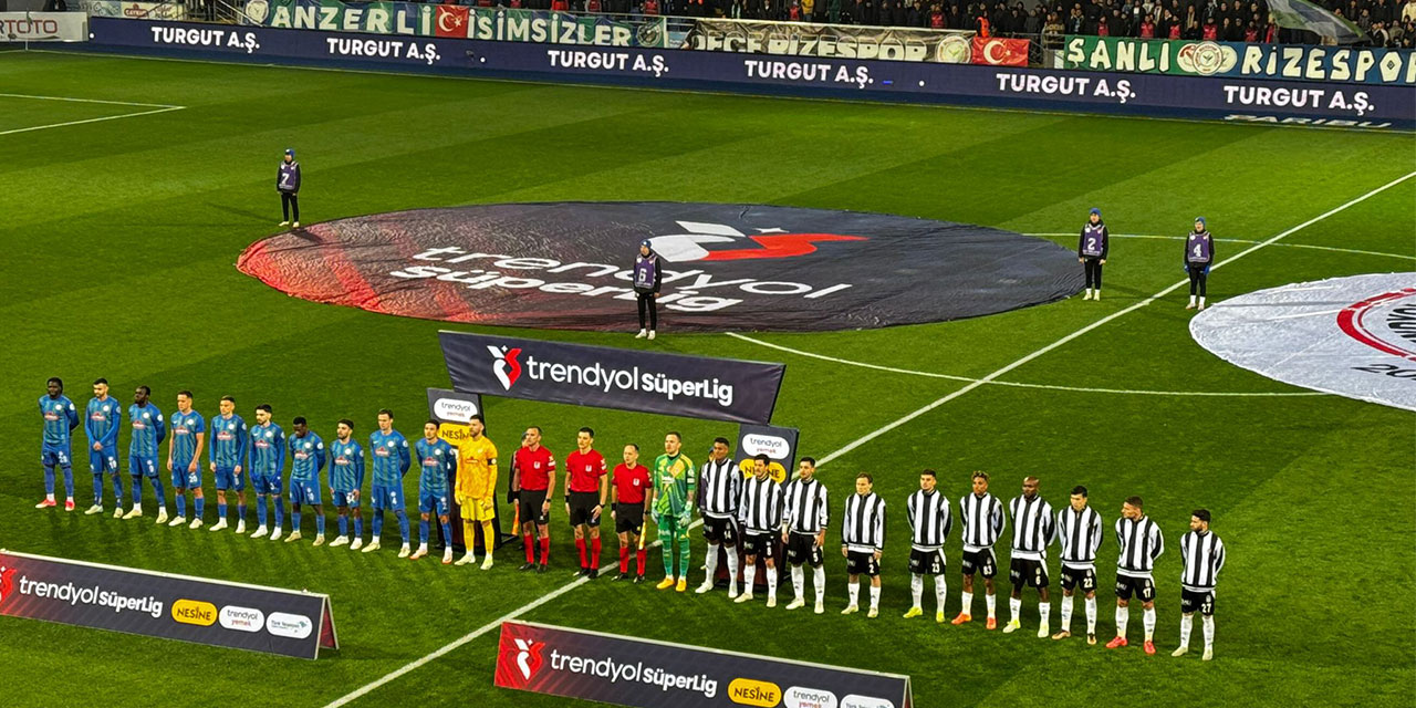 Beşiktaş'ın Çaykur Rizespor maçı ilk 11'i açıklandı