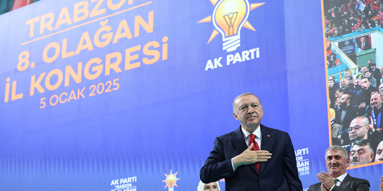 Cumhurbaşkanı Erdoğan, AK Parti Trabzon Kongresi’nde konuştu