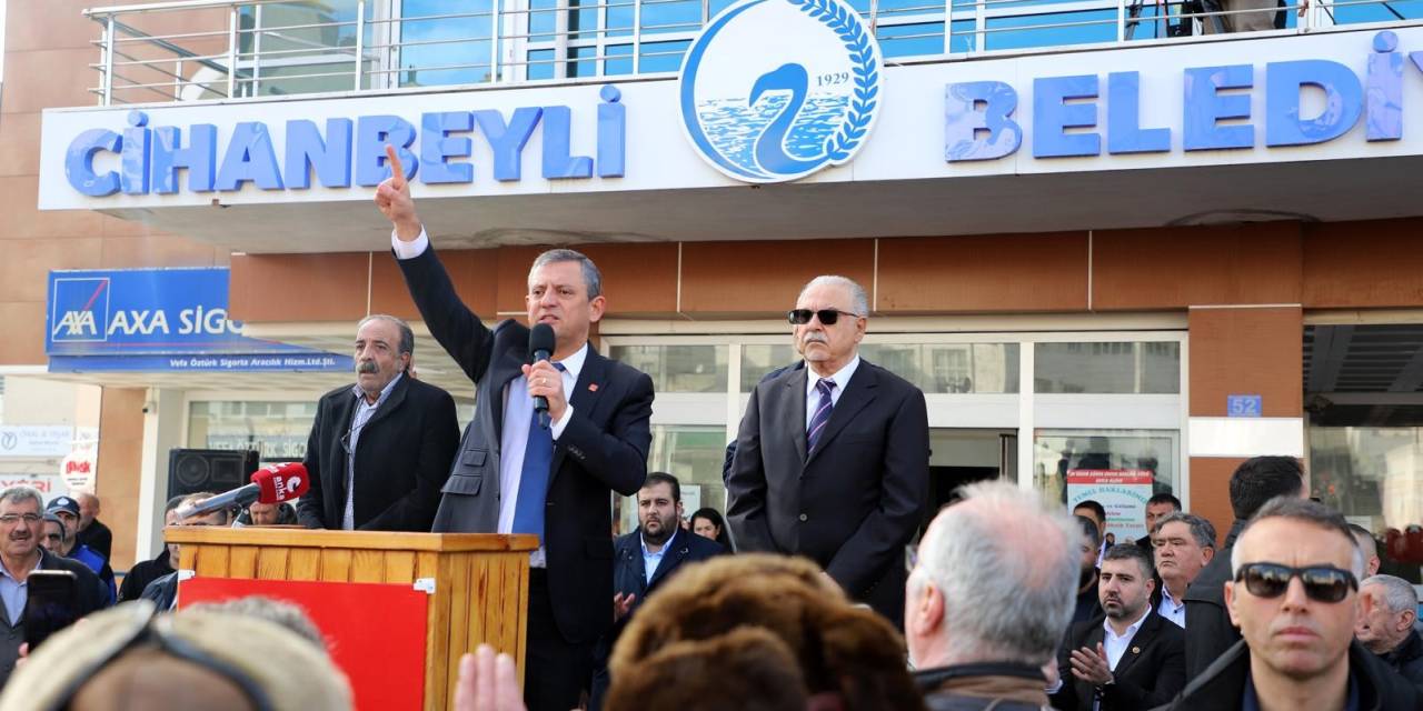 Chp Genel Başkanı Özel, Konya’da