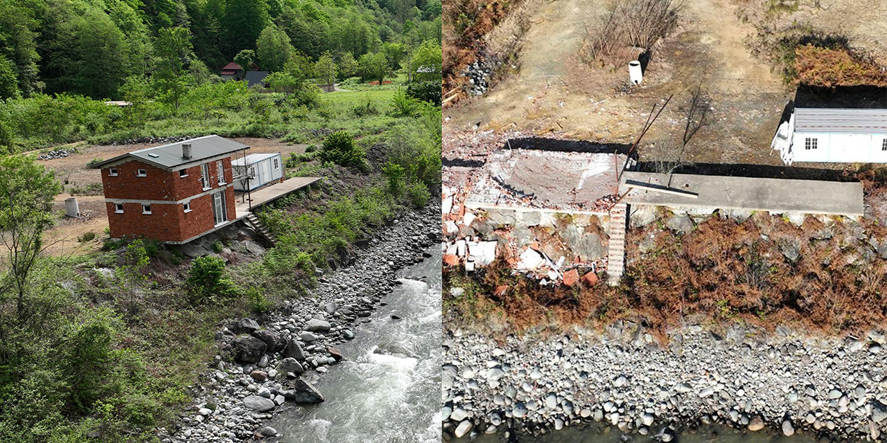 Fırtına Vadisi'ndeki Kaçak Yapılar İçin Yıkım Çalışmaları Sürüyor