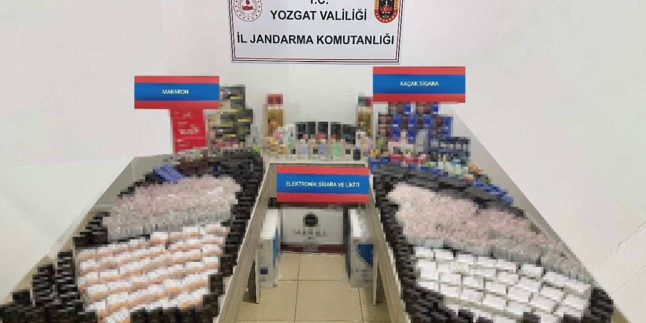 Sarıkaya’da 17 Bin 800 Adet Makaron Ele Geçirildi