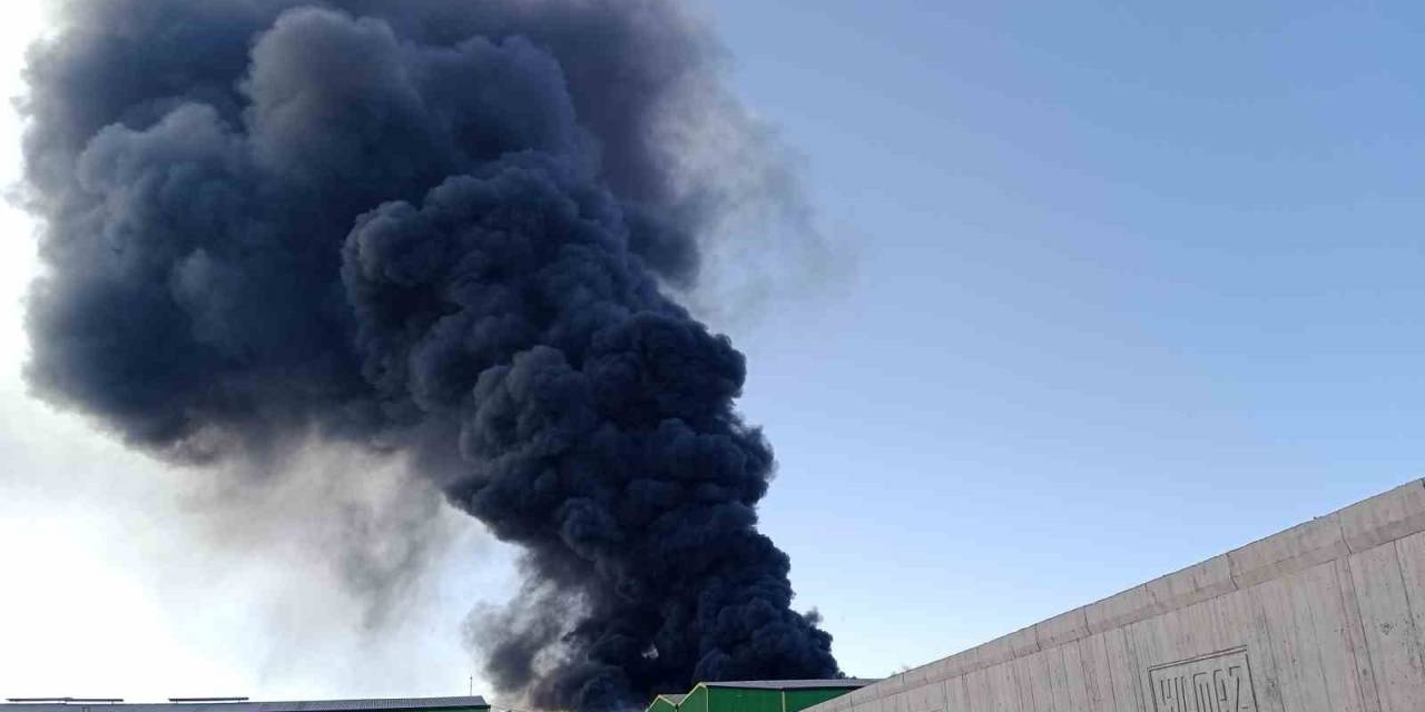 Adana’da Geri Dönüşüm Fabrikasında Yangın