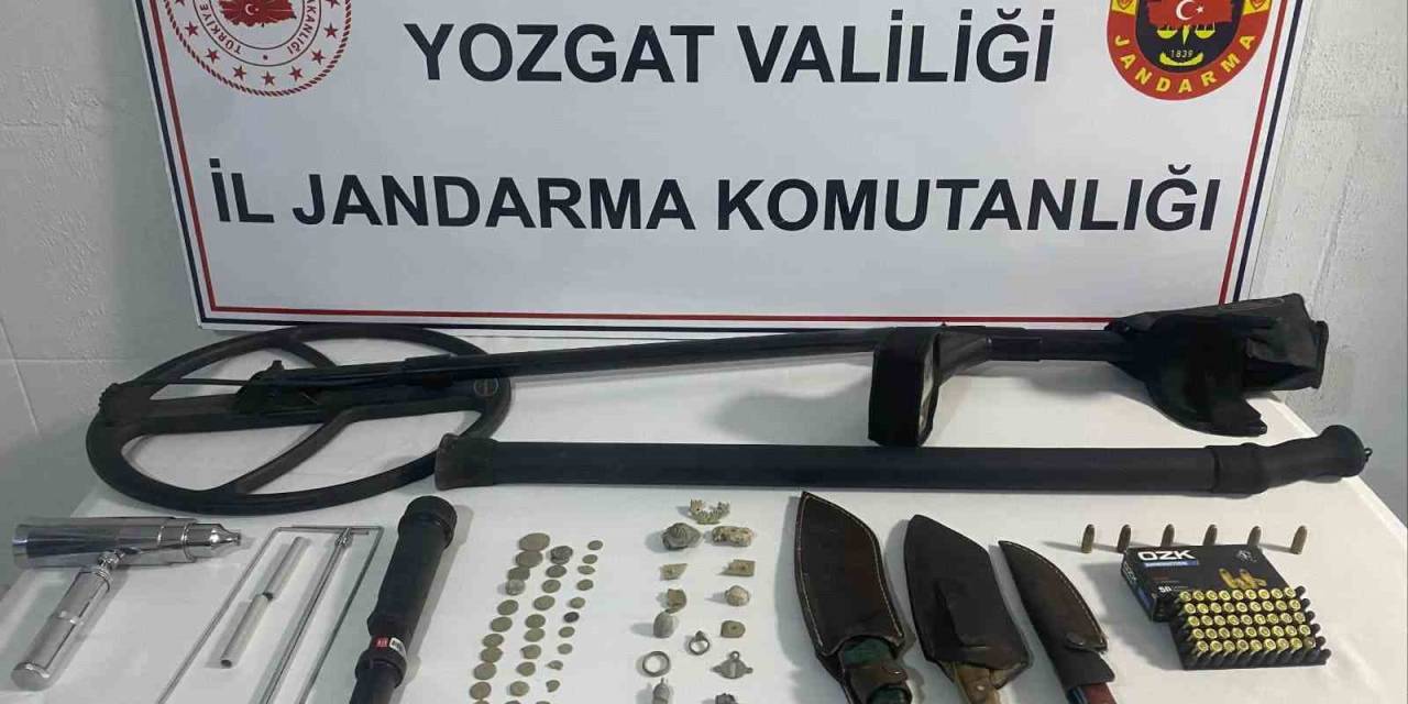 Yerköy’de Define Ararken Yakalandılar