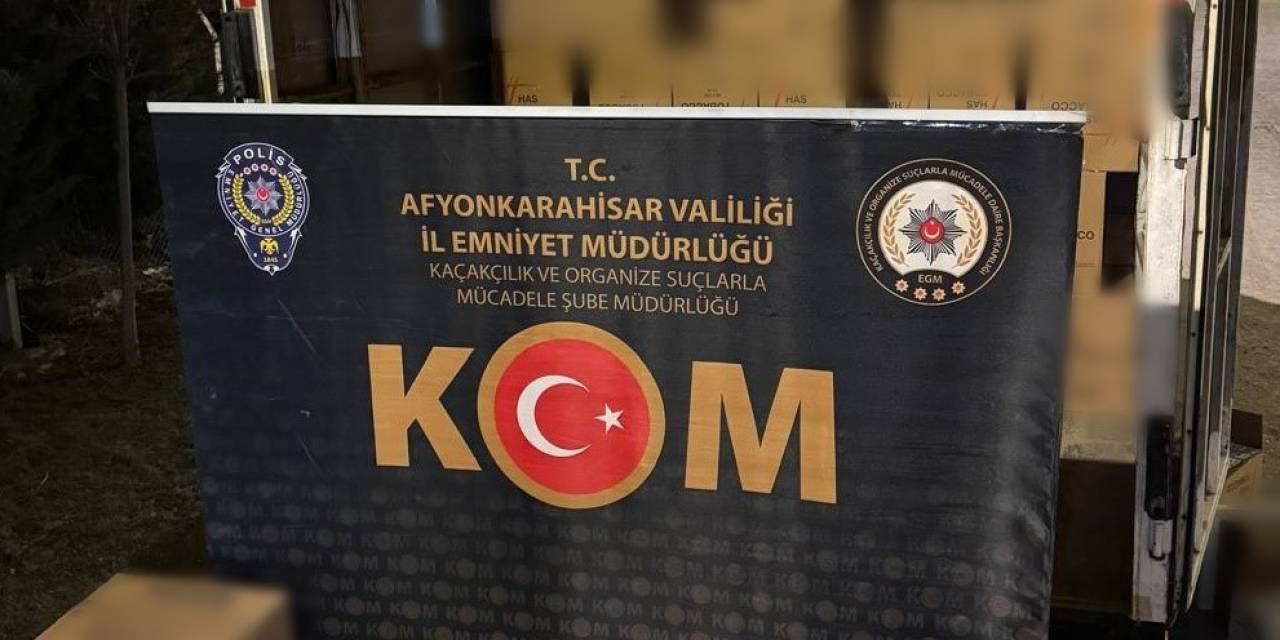 Polis 3 Milyon 500 Bin Adet Sahte Bandrollü Boş Makaron Ele Geçirdi