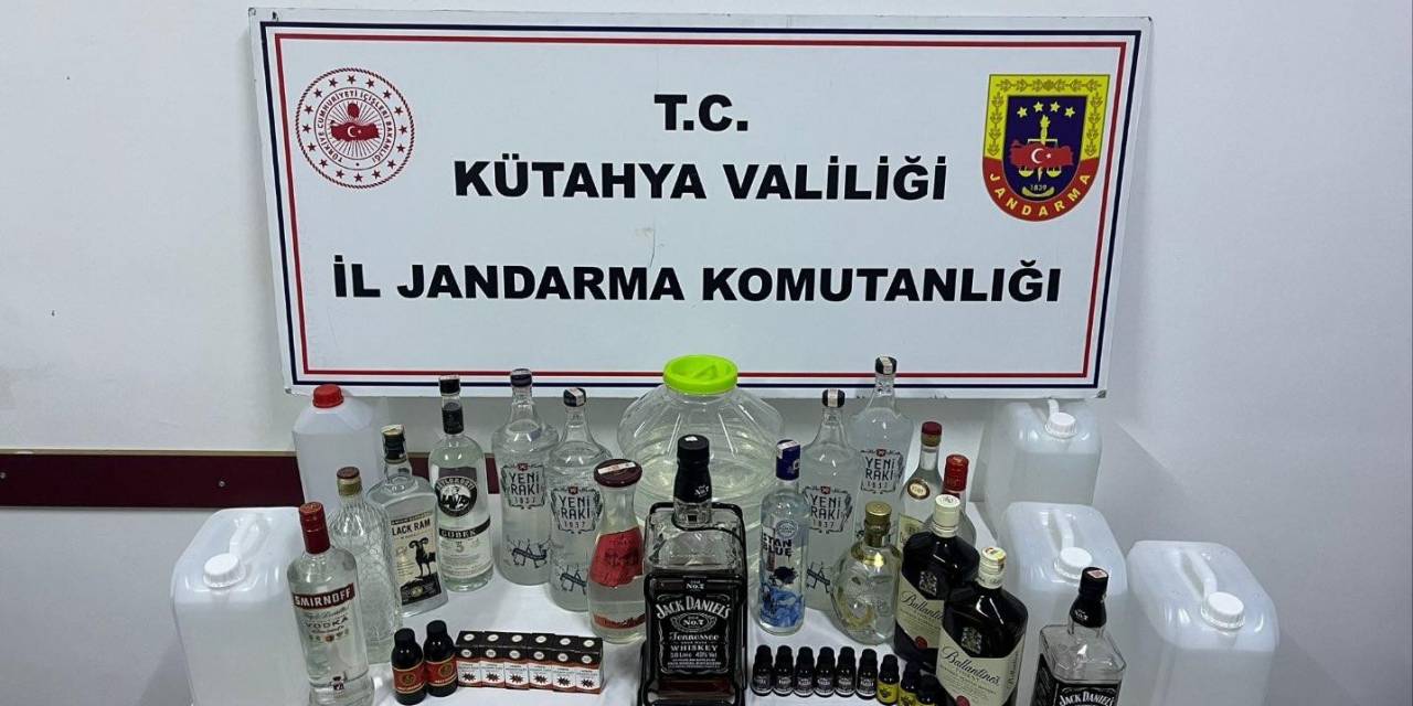 Kütahya’da Sahte İçki Operasyonu: 1 Gözaltı