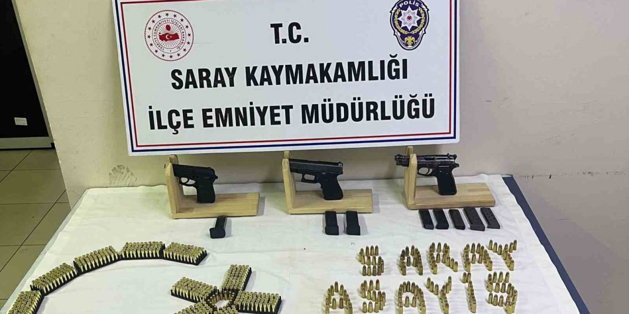 Tekirdağ’ın Saray İlçesinde Ruhsatsız Silah Operasyonu