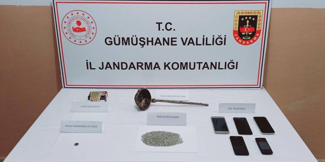 Gümüşhane’de Tarihi Eser Kaçakçılığı Operasyonunda Kepçe Ele Geçirildi